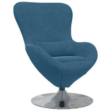Egg Chair Blue 63 x 73 x 90 cm Velvet 42002723