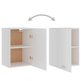801252 Hanging Cabinet "Lyon" White 39,5x31x60 cm Engineered Wood