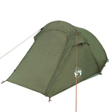 Camping Tent Tunnel 3-Person Olive Green Waterproof 4009627