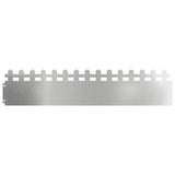 Lawn Edgings 10 pcs Silver 103 x 0.05 x 22 cm Galvanised Steel 874801