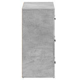 Sideboards 2 pcs Concrete Grey Engineered Wood 3185411