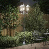 Garden Light White 57 x 49 x 241 cm Aluminium and Glass 42000340