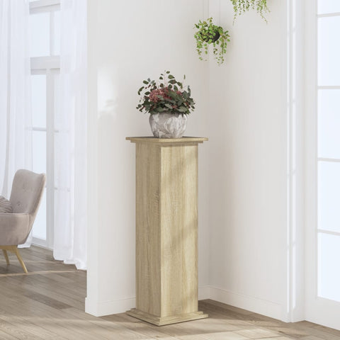 ZNTS Plant Stand Sonoma Oak 33x33x100 cm Engineered Wood 852980