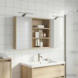 Bathroom Cabinet Set 3 pcs 100 x 10.5 x 50 cm Engineered wood 3403690
