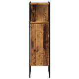 Bathroom Cabinet Old Wood 33x33x120.5 cm Engineered Wood 857706
