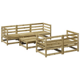 6 Piece Garden Sofa Set Impregnated Wood Pine 3299289