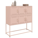 Sideboard Pink 100,5x39x107 cm Steel 846597