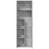 Highboard Concrete Grey 60x35x180 cm Engineered Wood 3276668