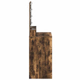 Dressing Table Smoked Oak 50 x 41 x 135 cm Engineered Wood 865122
