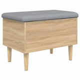 Storage Bench Sonoma Oak 62x42x46 cm Engineered Wood 835070