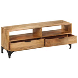 TV Stand Mango Wood 120x35x45 cm 243340