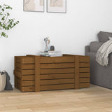 Storage Box Honey Brown 91x40.5x42 cm Solid Wood Pine 825001