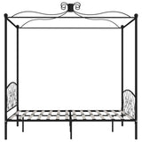 Bed Frame Black Metal Double Beds Classic/Traditional Bed Frame 284478