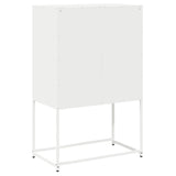 ZNTS Highboard White 68x39x107 cm Steel 853349