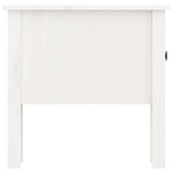 Side Table White 50x50x49 cm Solid Wood Pine 813796