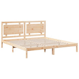 Extra Long Bed Frame without Mattress 180x220 cm Solid Wood 3309205
