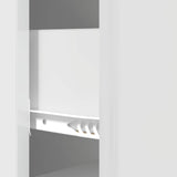 Drawer Cabinet High Gloss White 33 x 34.5 x 90 cm 895539