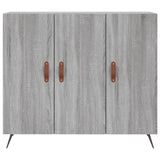 Sideboard Grey Sonoma 90x34x80 cm Engineered Wood 828082