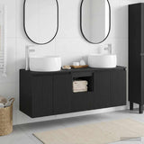 Bathroom Cabinet Set 3 pcs Black 49.5 x 44.5 x 66 cm 3405718