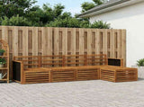 Outdoor Sofa Set 5 pcs Natural 3384220