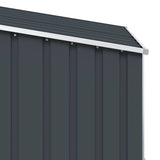 Garden Shed Anthracite Galvanised Steel Medium 46291
