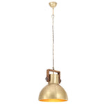 Industrial Hanging Lamp 25 W Brass Round 40 cm E27 320532