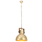 Industrial Hanging Lamp 25 W Brass Round 40 cm E27 320532