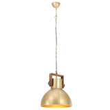 Industrial Hanging Lamp 25 W Brass Round 40 cm E27 320532