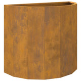 Planter Rusty 60 x 30 x 50 cm Weathering Steel 883723