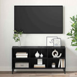 TV Cabinet Set Black 103.5 x 30 x 50 cm Engineered Wood 875115