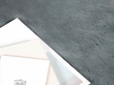 Anti-Slip Faux Rabbit Fur Rug OLITE Anthracite 200 cm 42021781