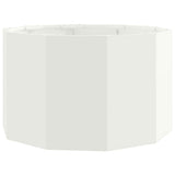 Planter White 60 x 60 x 35 cm Steel 883739