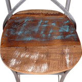 Bar Chair Solid Reclaimed Wood 244014