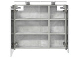 Bathroom Mirror Cabinet Concrete Grey 60 x 14.5 x 70 cm 889066