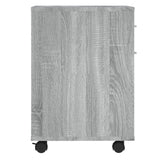 Rolling Cabinet Grey Sonoma 45x38x54 cm Engineered Wood 815964