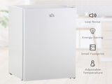91 Litre Freestanding Under Counter Fridge Freezer, Small Fridge with Chiller Box, Adjustable T3398P340975