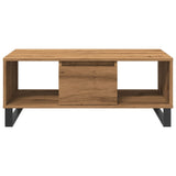 ZNTS Coffee Table Artisan Oak 90x50x36.5 cm Engineered Wood 857341