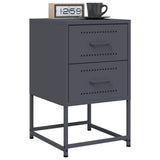 Bedside Cabinet Anthracite 36x39x60.5 cm Steel 846462