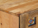 Bathroom Hanging Cabinet with Storage Natural 38 x 33 x 48 cm 4018280
