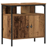 Bathroom Sink Cabinet Old Wood 60x30x60 cm Engineered Wood 862232