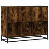 Sideboard Smoked Oak 100x35x76 cm Engineered Wood 849031