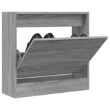 Shoe Cabinet Grey Sonoma 60x21x57 cm Engineered Wood 839887