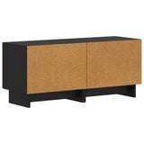 TV Cabinet Black Engineered Wood 896016