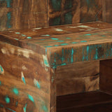 Bedside Cabinet Multicolour 50x27x50 cm Solid Wood Reclaimed 4017526