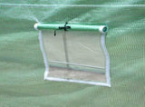 4 x 2 x 2 m Polytunnel Greenhouse with Roll-up Door and 6 Mesh Windows, Walk-in Garden Tunnel Warm T3398P317600