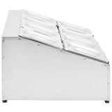 Gastronorm Container Holder with 8 GN 1/6 Pan Stainless Steel 51225