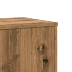 ZNTS Plant Stand Artisan Oak 33x33x100 cm Engineered Wood 852959