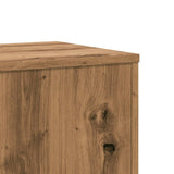 ZNTS Plant Stand Artisan Oak 33x33x100 cm Engineered Wood 852959