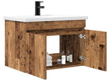 Bathroom Vanity Unit with Tap Old Wood 61 x 40 x 74.5 cm 889543