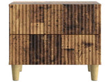 Bedside Cabinet Old Wood 43 x 34.5 x 48 cm Engineered Wood 894541